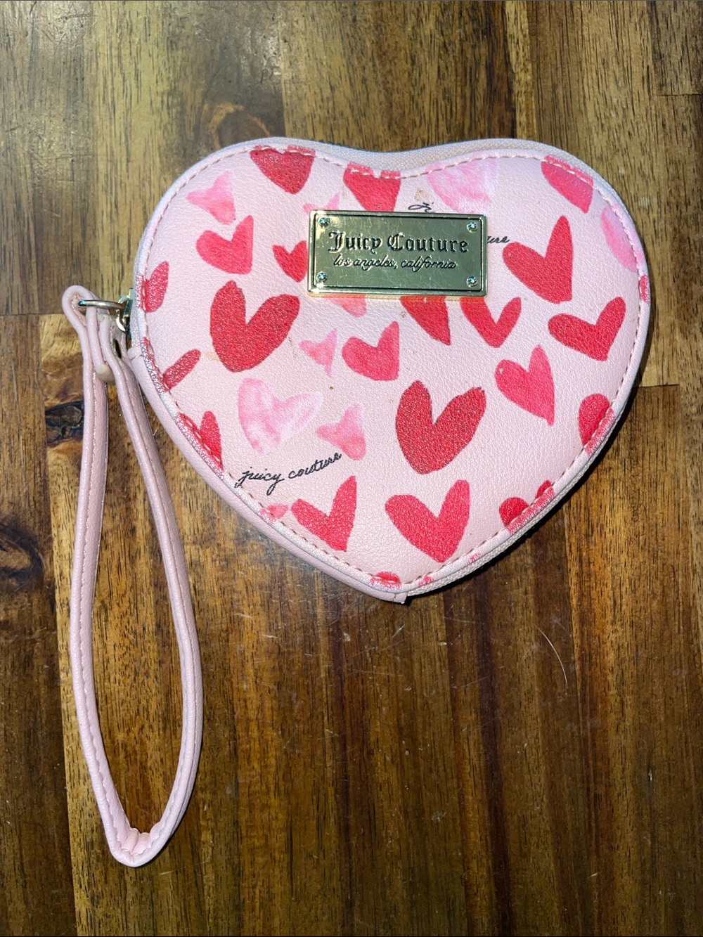 Juicy Couture Heart Shaped Wristlet